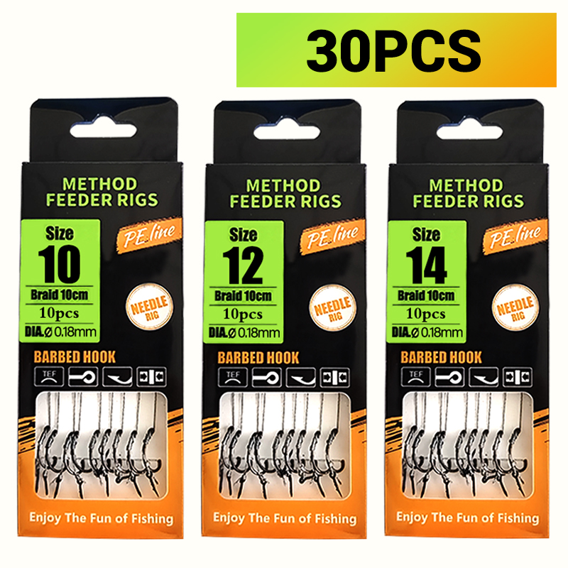 Fishing Hook Assortment - Rig Pancing Ikan Mas Pra-Rangkaian, Method