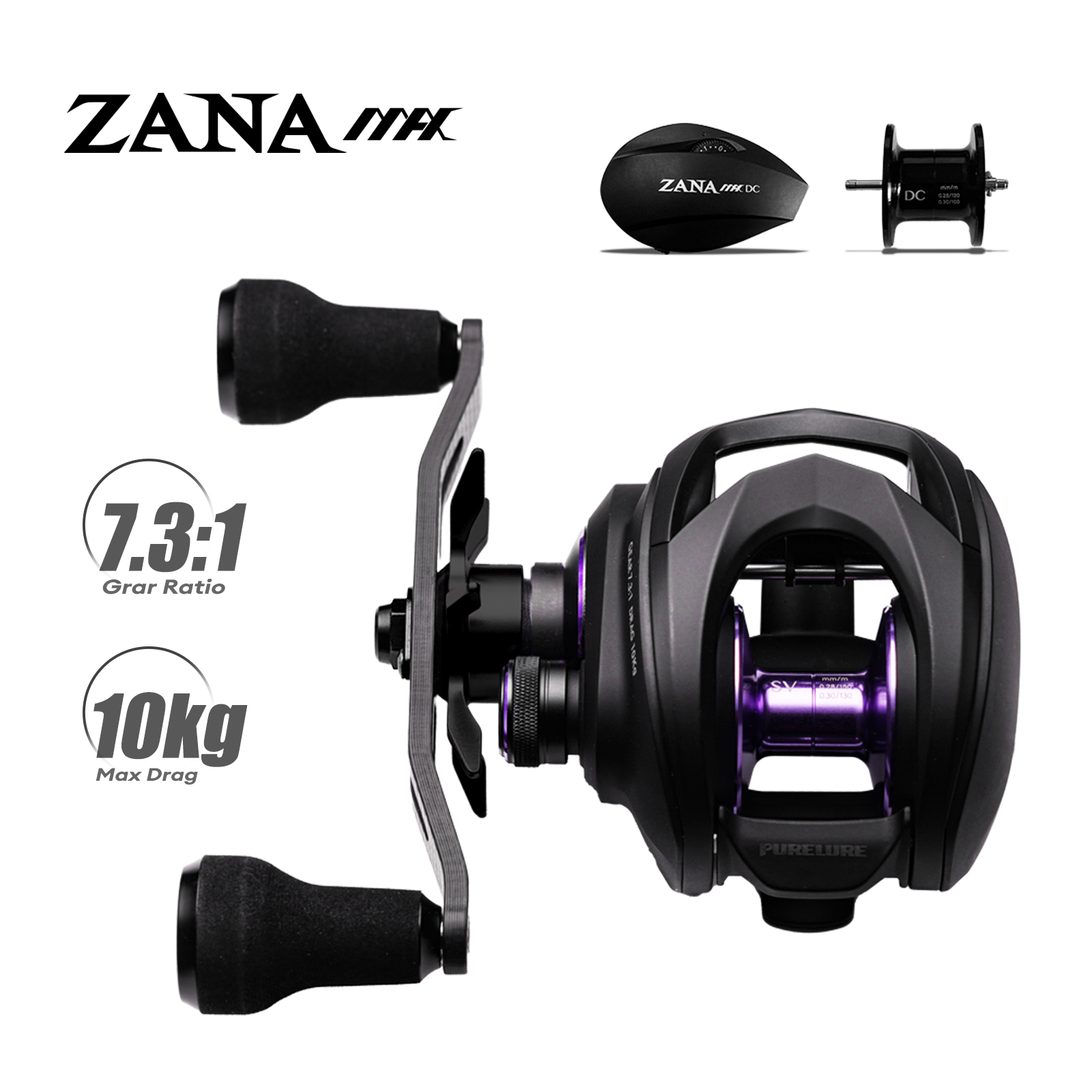 Daiwa Reel Bg - PURELURE ZANA MAX 10KG SV+DC Dual