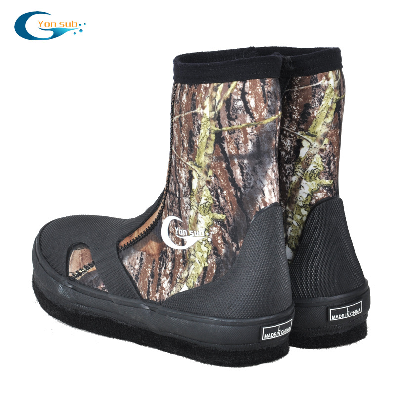 Fishing Hook Size - Sepatu Selam Neoprene Camo untuk Olahraga