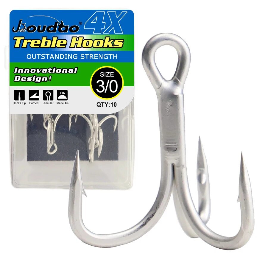Fishing Hook Offset - Pancing Treble kait baja karbon tinggi