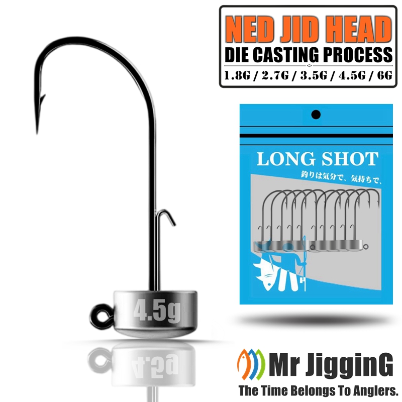 Fishing Hook Offset - Mr JigginG 10 Buah Kait Pancing