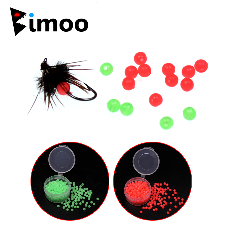 Fishing Hook Treble - Bimoo 200PCS/Kotak Cahaya Lembut Bead untuk