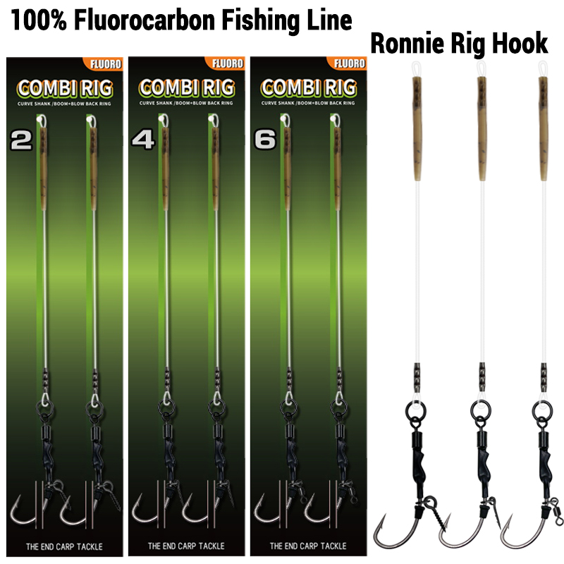 Fishing Hook Assortment - 6PCS/10PCS Ronnie rig 3 Model Rig