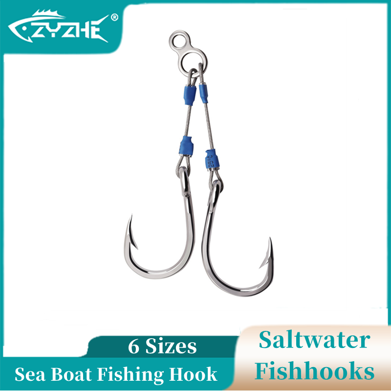 Kail Jig Baja ZYZHE 6 Ukuran K - Fishing Hook Assortment ulasan dan harga