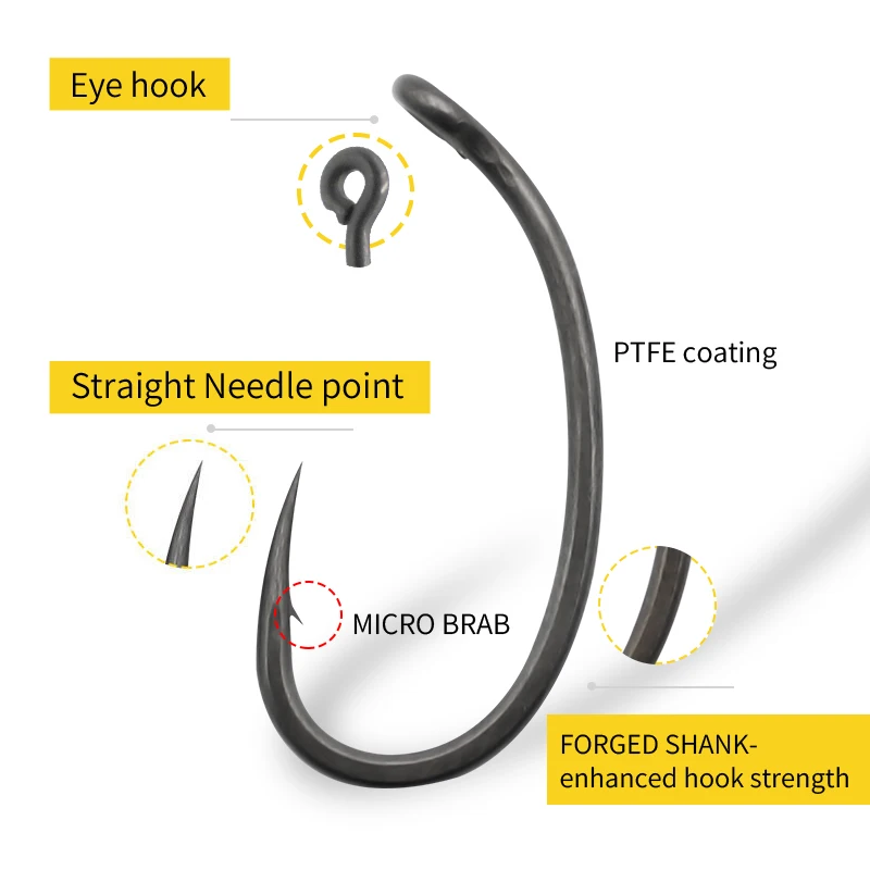10 buah kail pancing ikan mas, - Fishing Hook Barbless ulasan dan harga