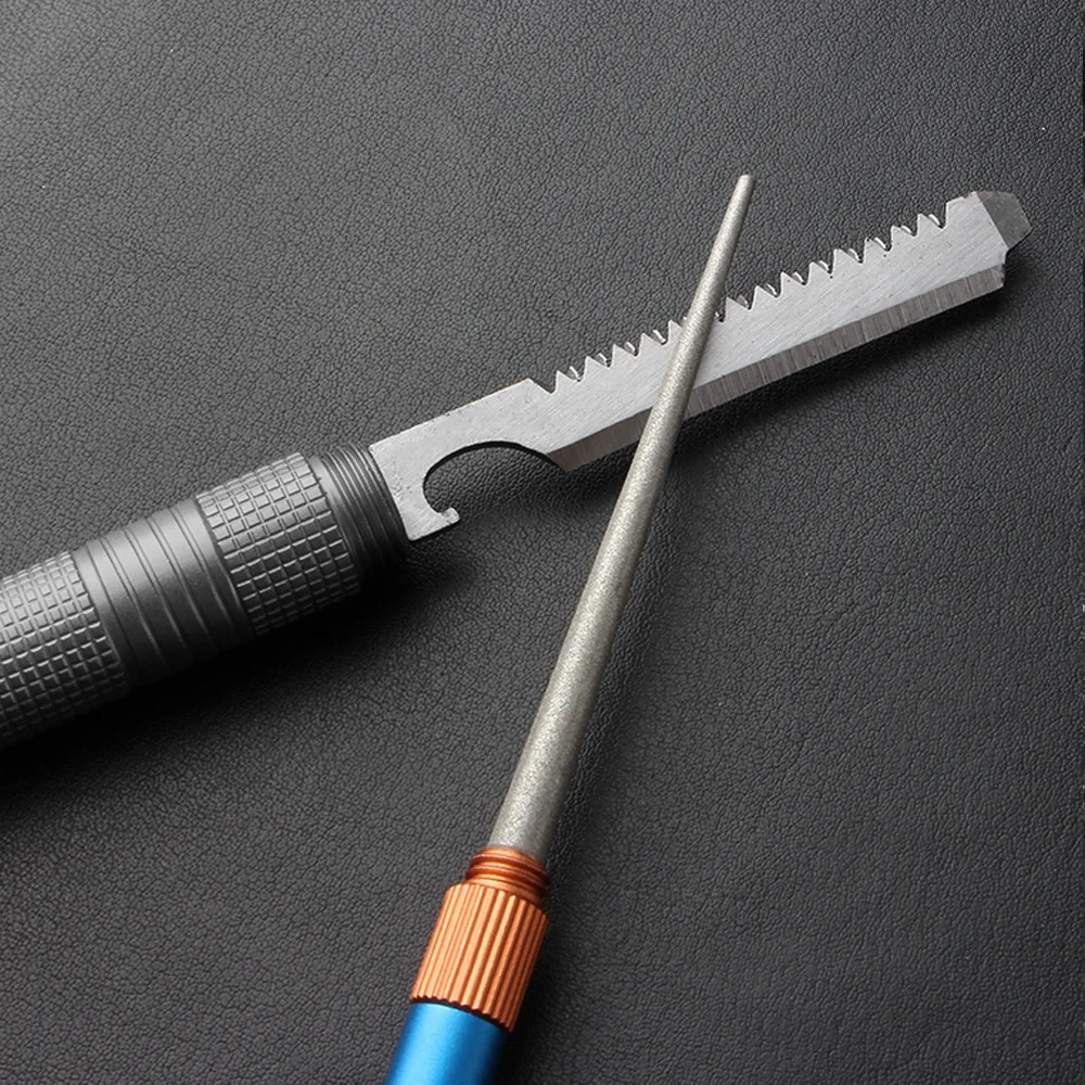 Batang Pengasah Pisau EDC Mini - Fishing Hook Stainless Steel ulasan dan harga