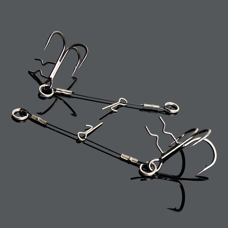 LUREGO 2Pcs Stinger Rig T-Bell - Fishing Hook Weedless ulasan dan harga