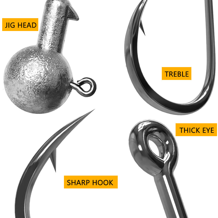 1g 2g 3g 4g 5g 10g 20g 22g 25g - Fishing Hook Offset ulasan dan harga