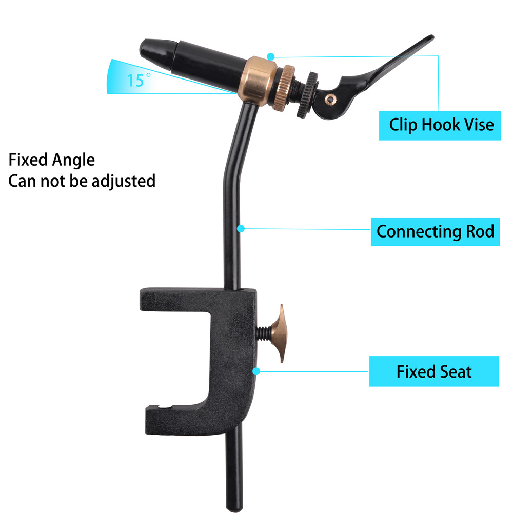 Rotary Fly mengikat alat Vise  - Fishing Hook Jig ulasan dan harga