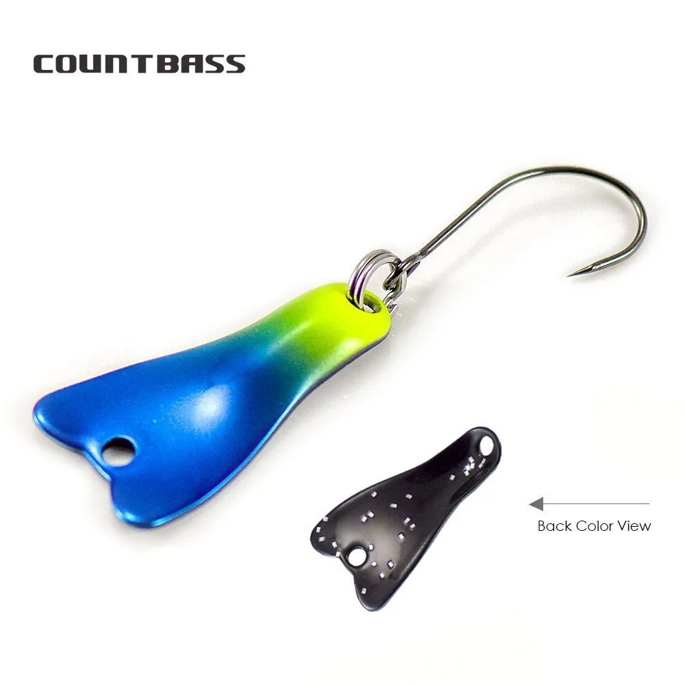 COUNTBASS 5/64Oz 2G Sendok Cas - Fishing Hook Barbless ulasan dan harga