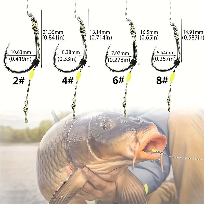 YOTO 8 buah rig pancing ikan m - Fishing Hook Assortment ulasan dan harga