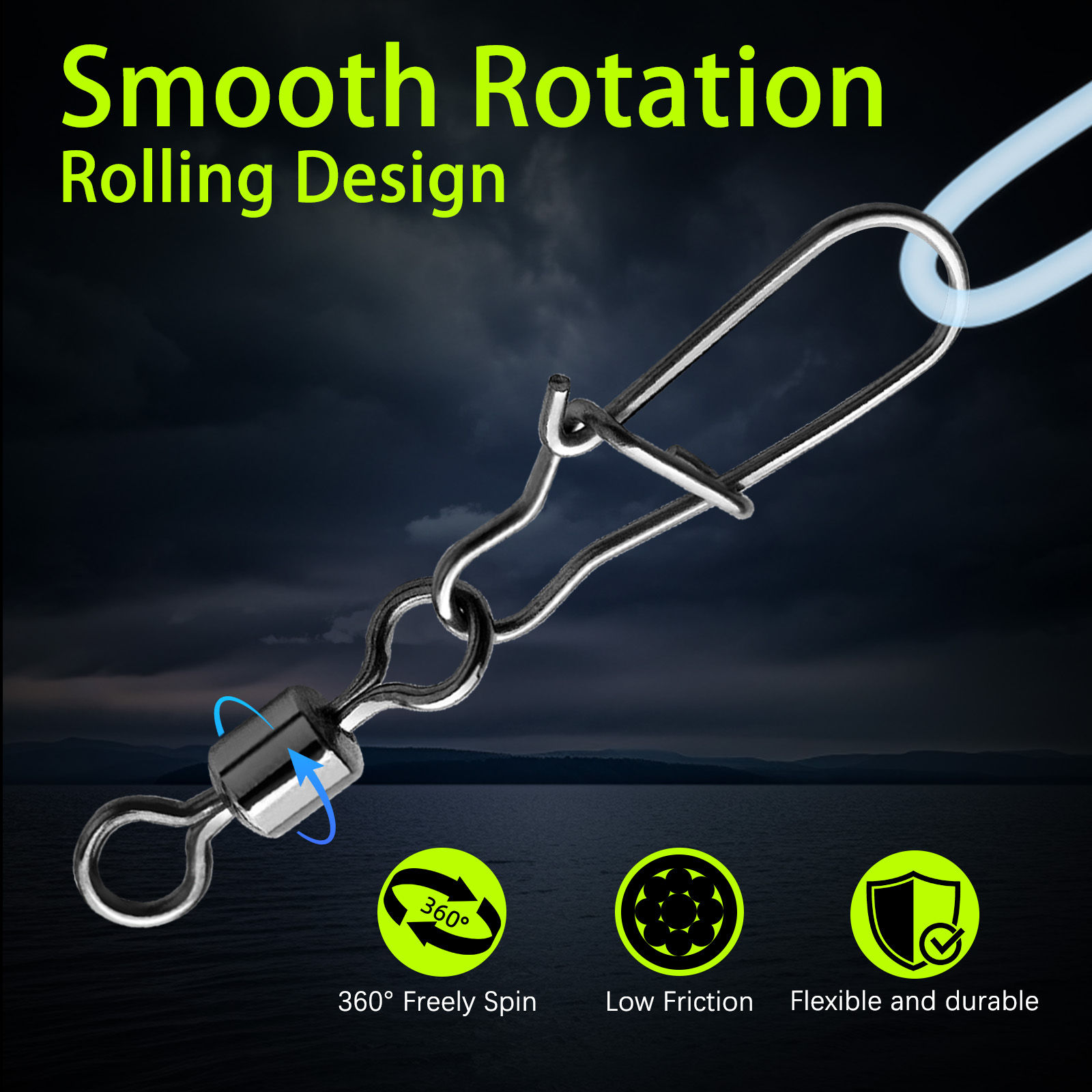 Duo kunci kancing putar pancin - Fishing Hook Assortment ulasan dan harga