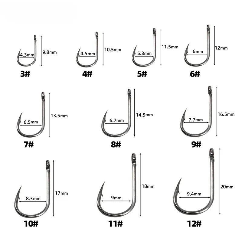 50-1600Pcs/Kotak Kail Pancing  - Fishing Hook Assortment ulasan dan harga