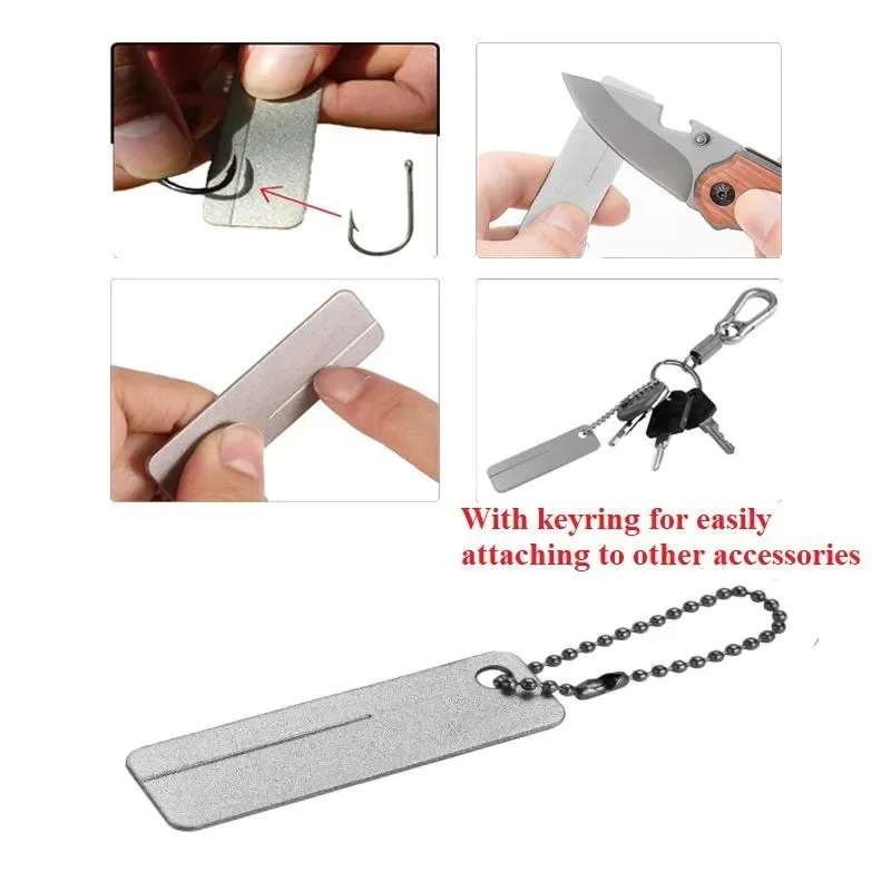 Alat Gantungan Kunci Batu Asah - Fishing Hook ulasan dan harga