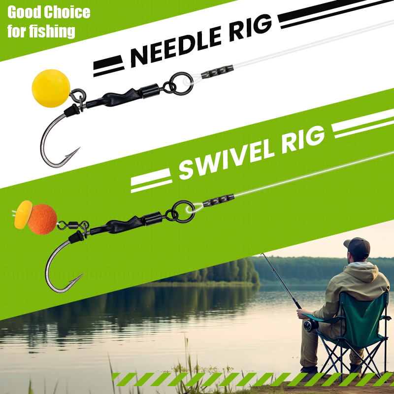 6PCS/10PCS Ronnie rig 3 Model  - Fishing Hook Assortment ulasan dan harga